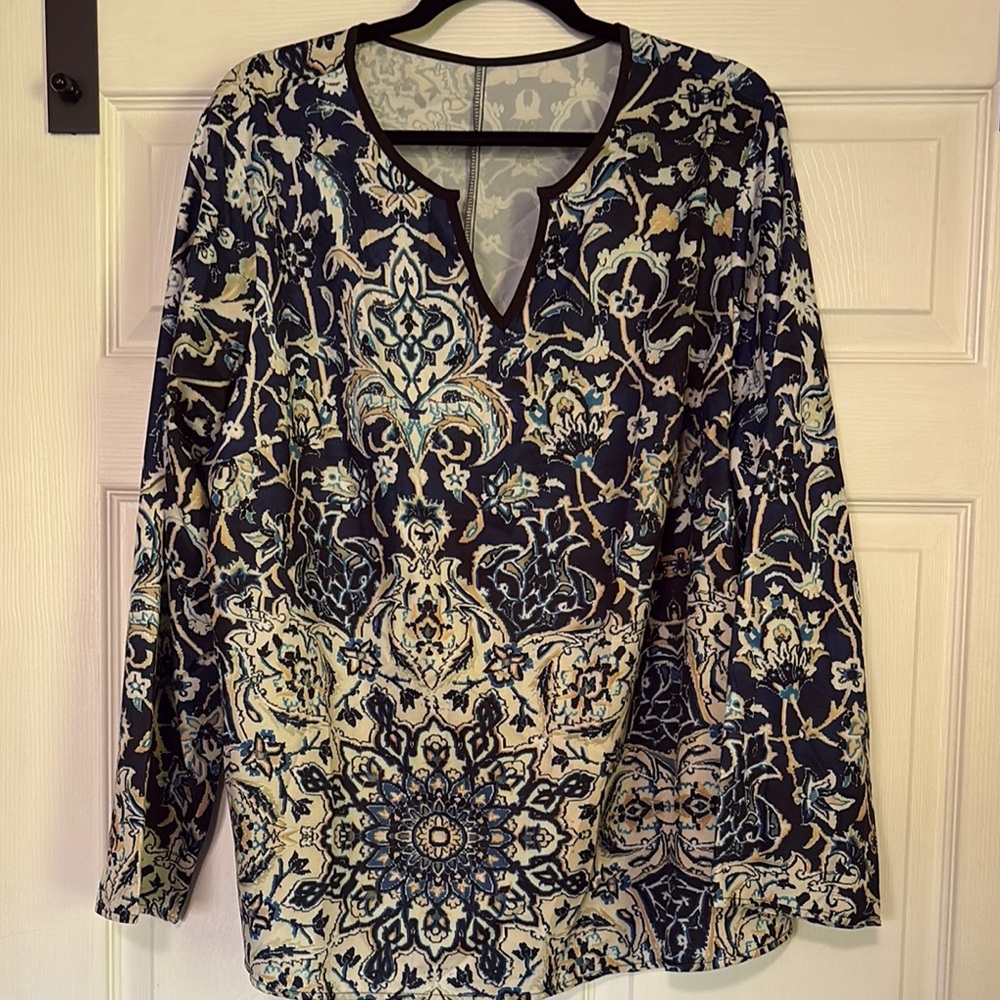 Bohemian Print Women's Top - Multicolor